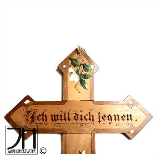 Jugendstil holz kreuz - holz,