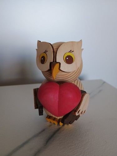 Kuhnert mini eule herz cm - mini, 7