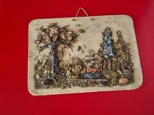 Getöpferte keramik wandbild - getöpferte,