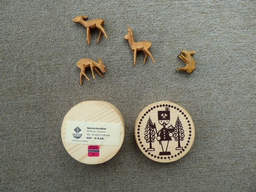 Seiffener geschnitzte rehe - seiffener,