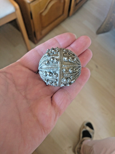 Filigrankugel silber antik - silber,