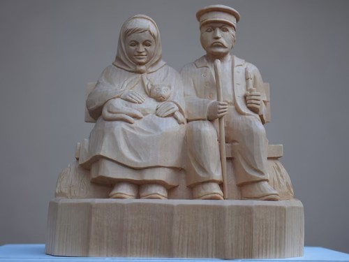 Holzfigur erzgebirge 15 cm - erzgebirge,