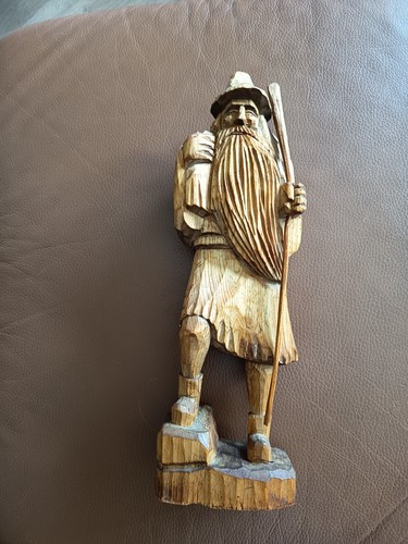 Holzfigur rübezahl - holzfigur,