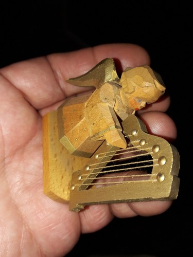 Alte holz figur engel - holz,