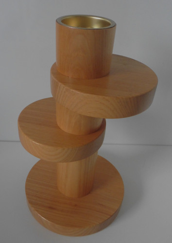 Kerzenhalter aus kirschholz - kerzenhalter,