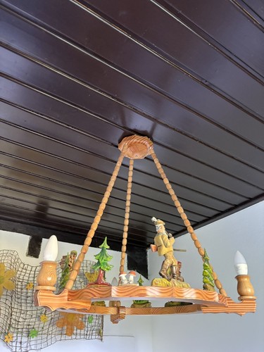 Deckenlampe leuchte aus - , holz