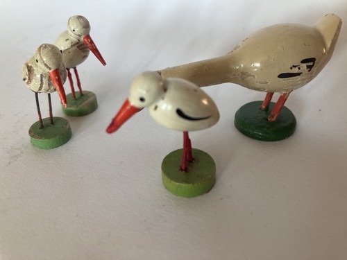 Vogel erzgebirge storch - 3x,