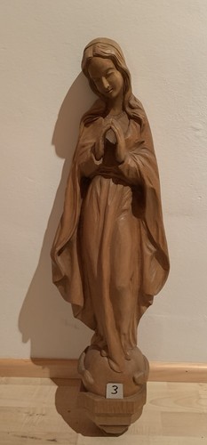 Madonna maria holzfigur betend - madonna/maria,