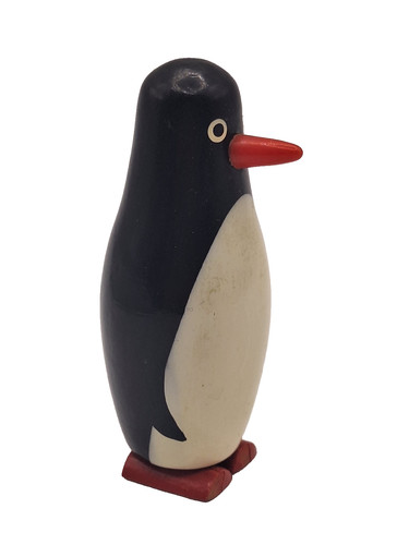 Holz figur pinguin 2cm - figur, 8,2cm